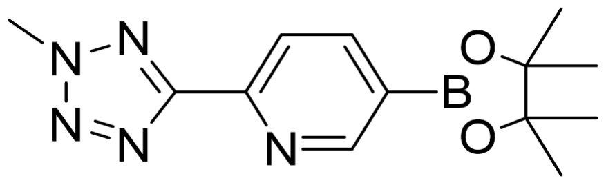2-(2-methyl-2H-tetrazol-5-yl)-5-(4,4,5,5-tetramethyl-1,3,2-dioxaborolan-2-yl)pyridine 1056039-83-8